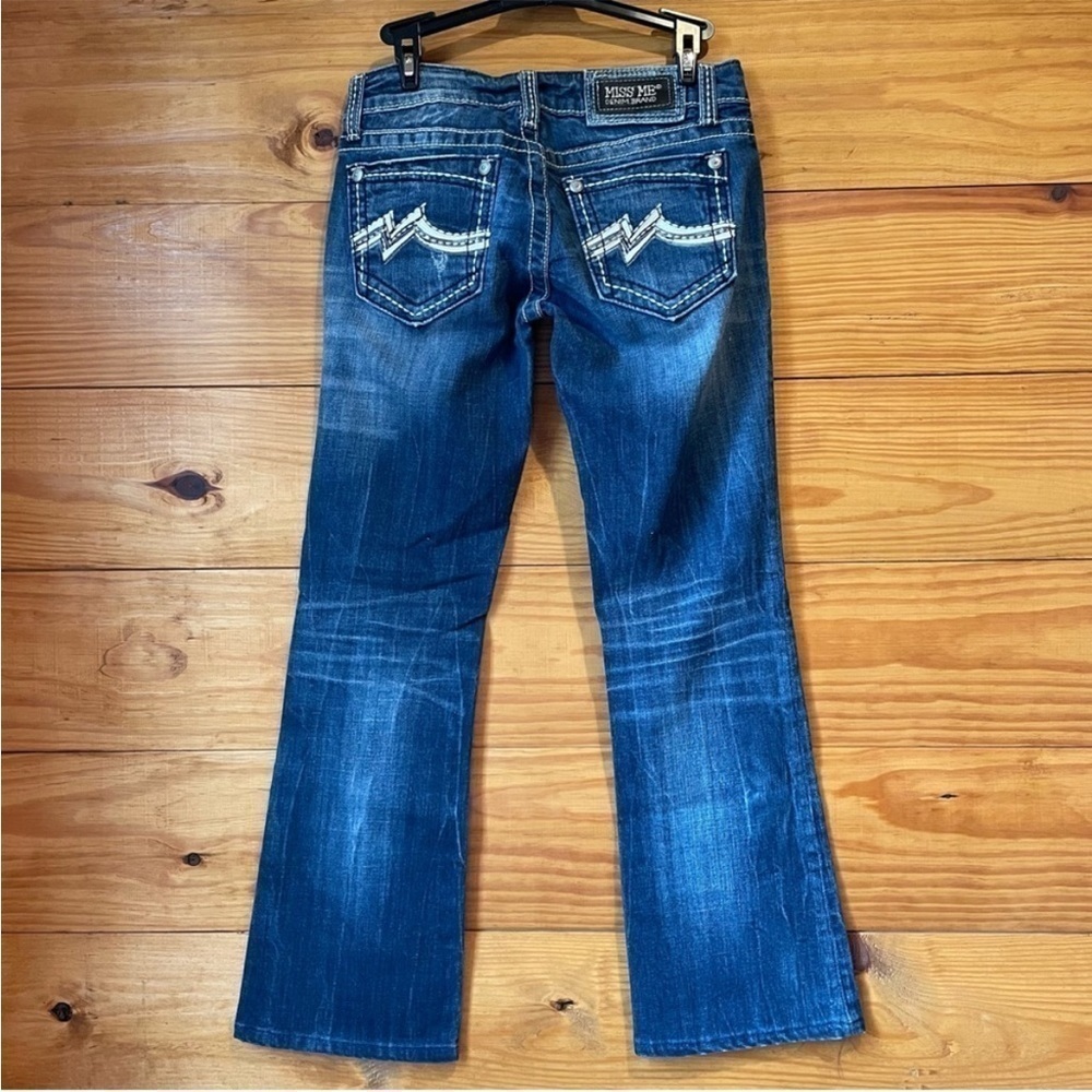 Miss Me Mid Rise Bootcut Jeans 27 JD1038B - Picture 2 of 10